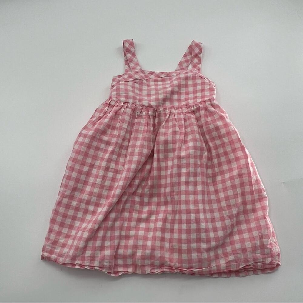Cupcakes & Cashmere Pink Gingham Dress Bow Back Easter Spring Sleeveless